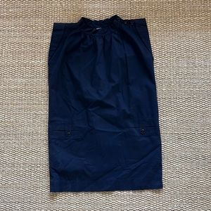 A.P.C. Short black cap sleeve dress. Cotton.